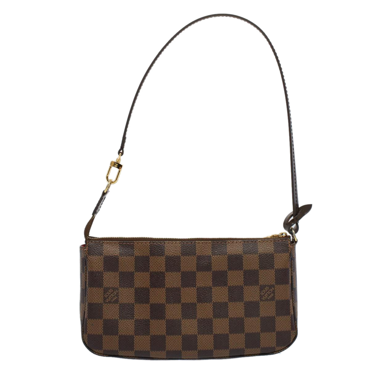 Louis Vuitton Pochette Accessoire  Canvas Clutch Bag