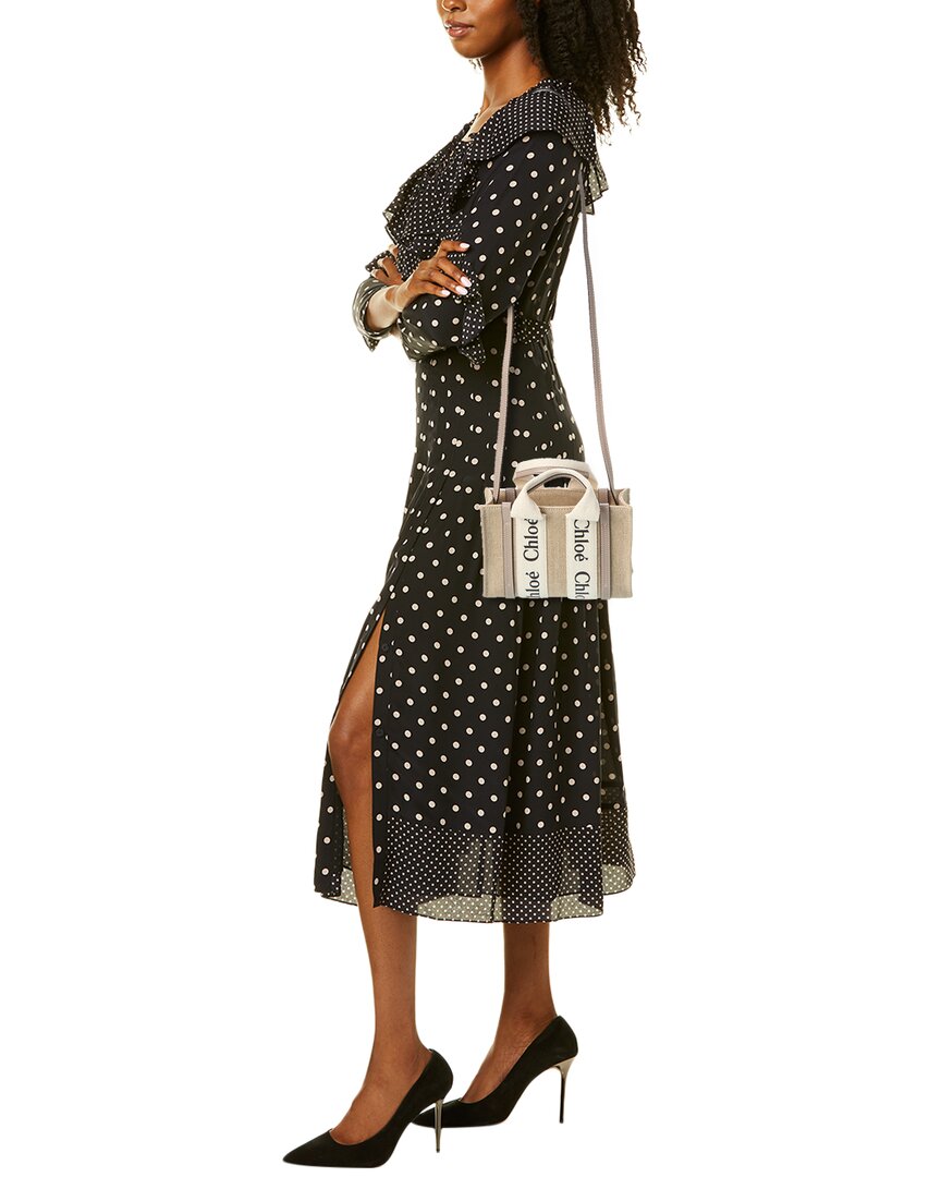 CHL - CC o? Woody Mini Canvas & Leather Tote