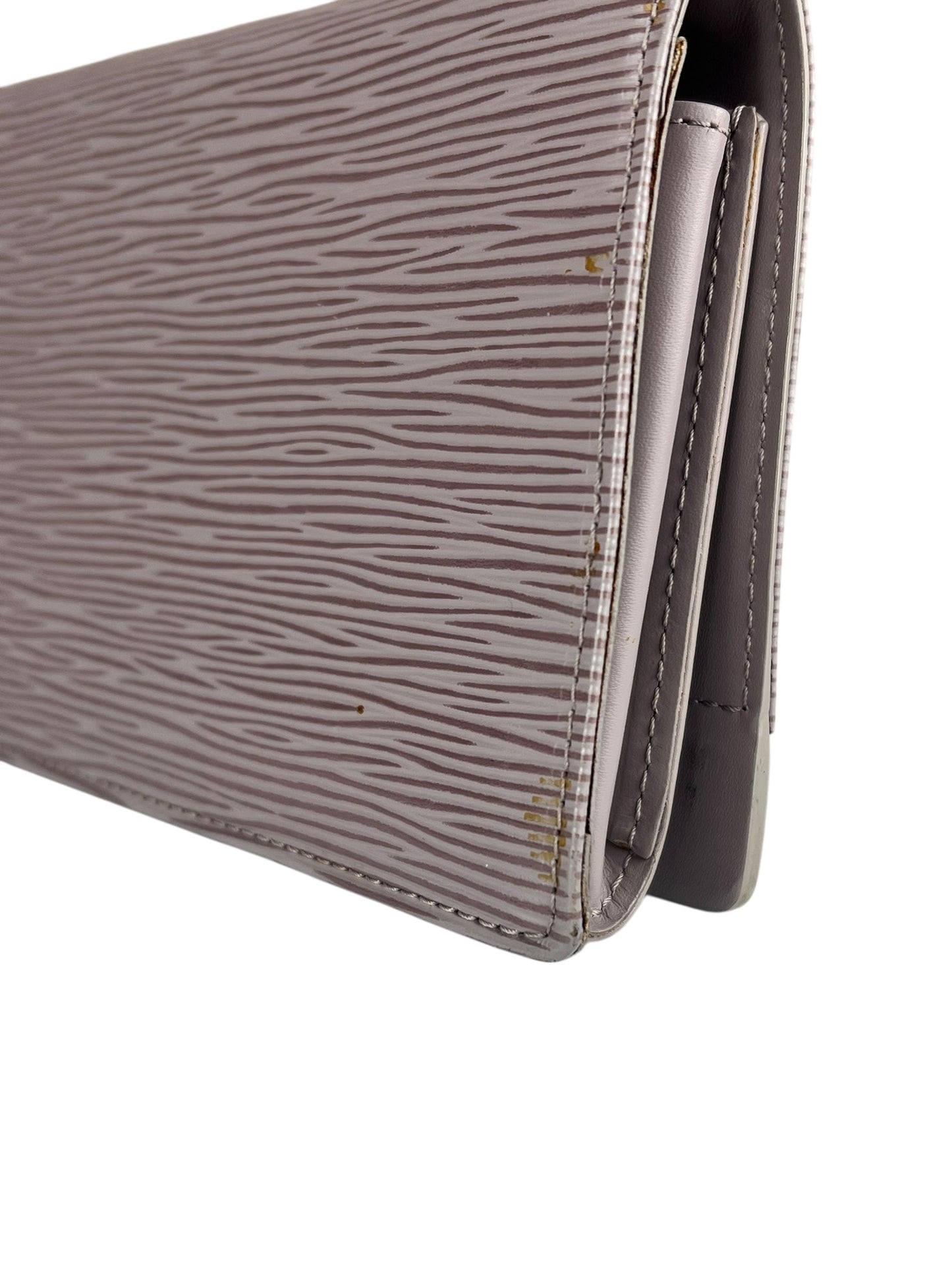 Louis Vuitton Lilac Epi Clutch Pouch (No Strap)