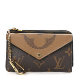 Louis Vuitton Reverse Monogram Recto Verso Card Holder Brown