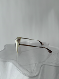 Prada Gold/White Gradient SPR 09Q Cat Eye Sunglasses