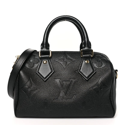 Louis Vuitton Empreinte Monogram Giant Speedy Bandouliere 20 Black