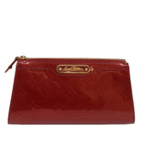 Louis Vuitton Cosmetic Pouch  Patent Leather Clutch Bag