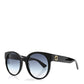 Amelia Acetate Round Sunglasses GG0035SN Black