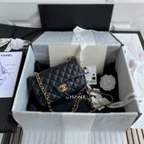 CHL - Mini Classic Handbag Black For Women 6.7in/17cm