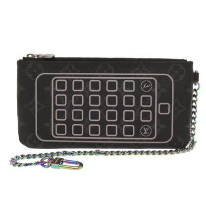 Louis Vuitton Pochette Clés  Canvas Clutch Bag