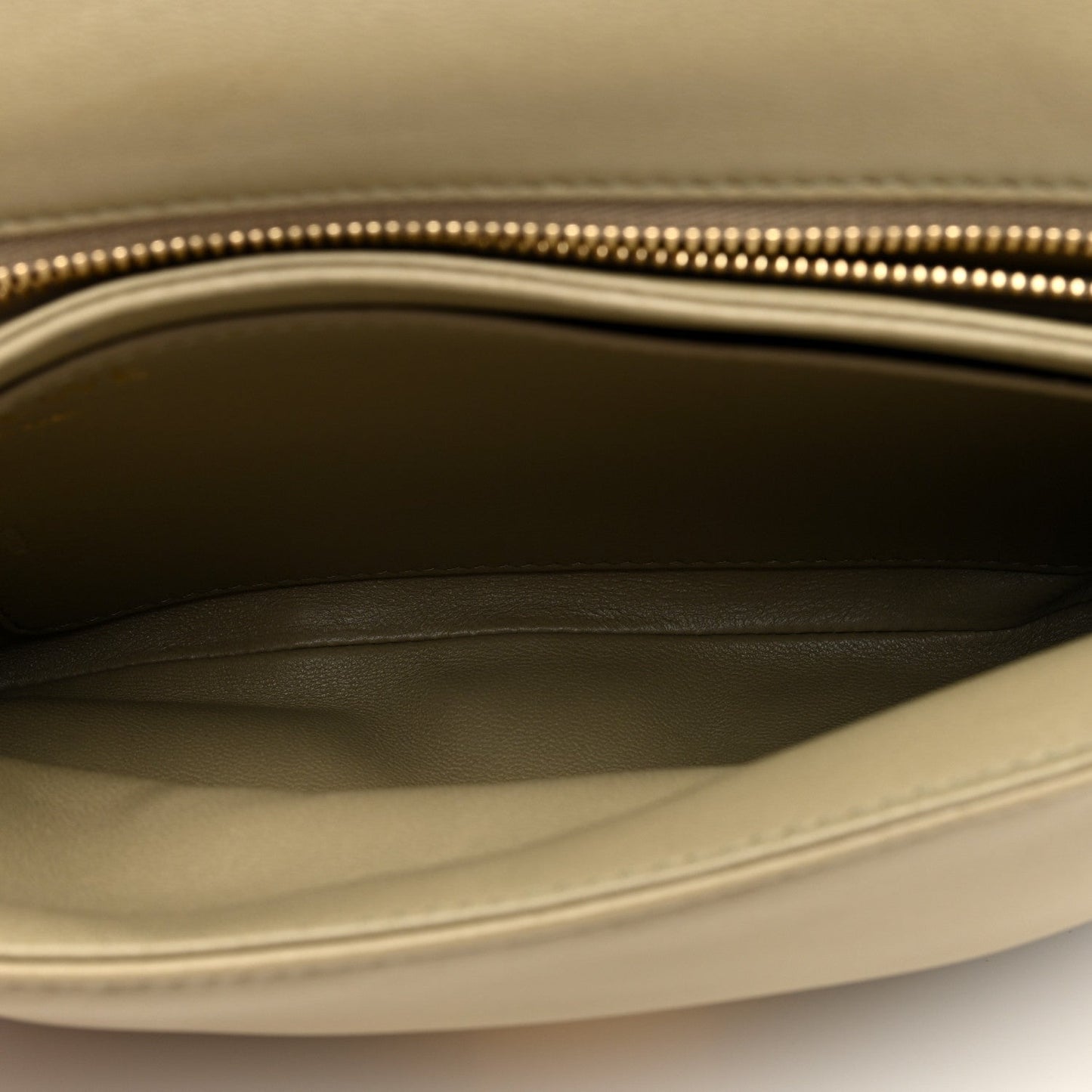 Loewe Lambskin Goya Puffer Bag Clay Green