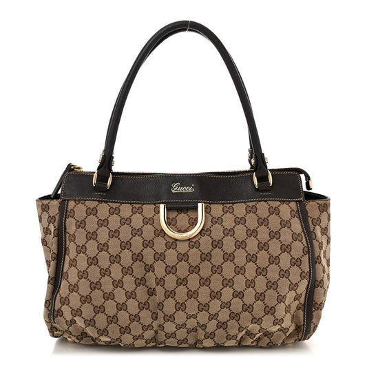 Amelia Monogram D Gold Tote Dark Brown d Gold Tote Dark Brown