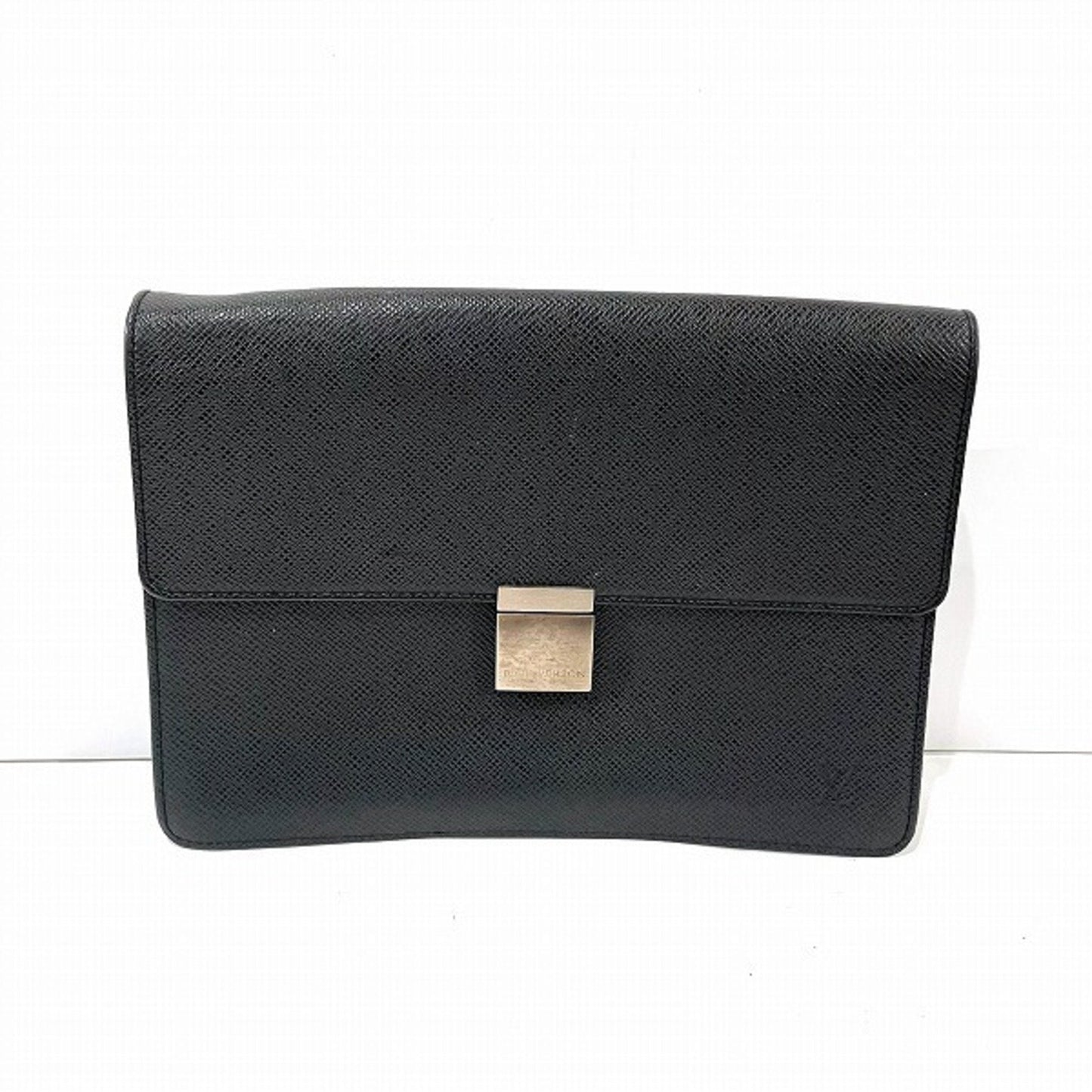 Louis Vuitton Selenga  Leather Clutch Bag