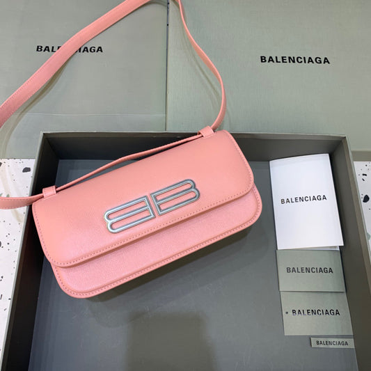 BLN-Ciaga Gossip Small Shoulder Bag Light Pink, For Women,  Bags 9.1in/23cm