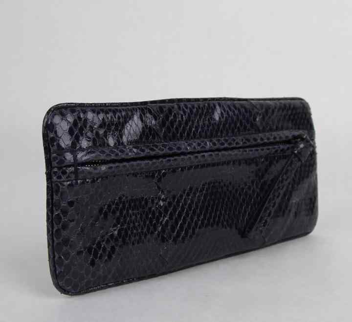Bottega Veneta  Python Clutch Evening Bag