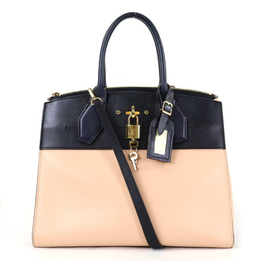 Louis Vuitton Shoulder Bag City Steamer MM Leather