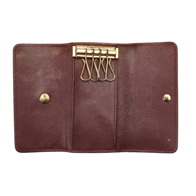 Louis Vuitton Verney Multicell 4 Series Keycase M91542 Rouge Forest Red Patent Leather  Louis Vuitton