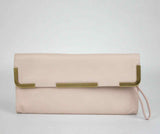 BOTTEGA VENETA Women's Leather Wristlet Clutch Bag  Detail