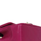 Chanel NWT '24 Fuchsia Lambskin Quilted Mini Top Handle Rectangular Flap