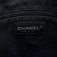 Brown Chanel Lady Braid Shopping Tote