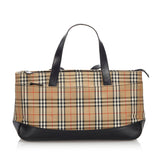 Burberry Brown Haymarket Check Canvas Handbag United Kingdom