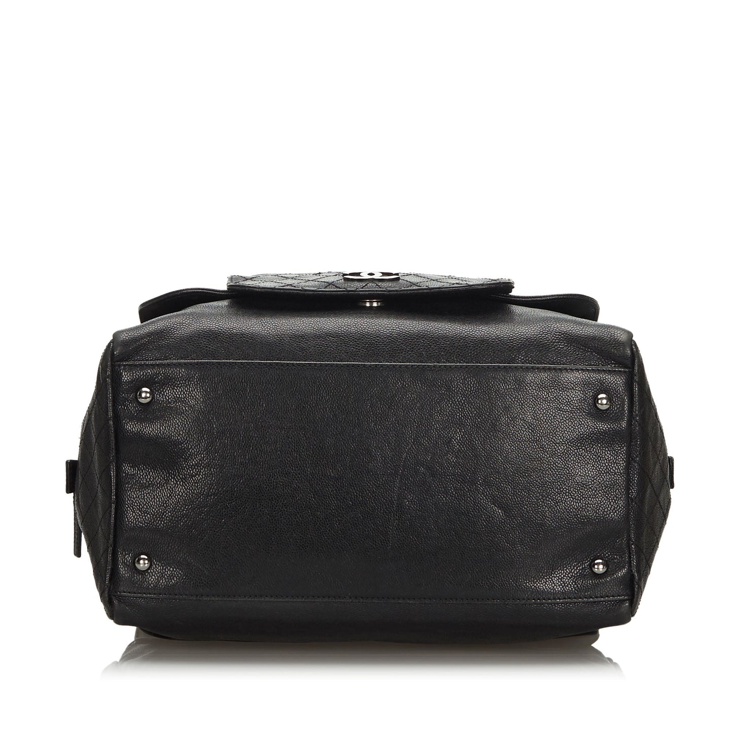 Chanel Dark Brown Leather Pocket in the City Shoulder Bag