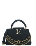 Louis Vuitton Black Chain Capucines BB