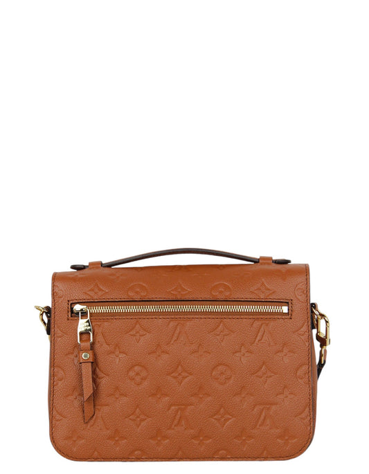 Louis Vuitton Cognac Empreinte Pochette Metis