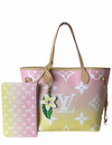 Louis Vuitton Light Pink Monogram Giant By The Pool Neverfull MM Tote Bag