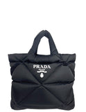 Prada Black Tessuto Re-Nylon Padded Tote
