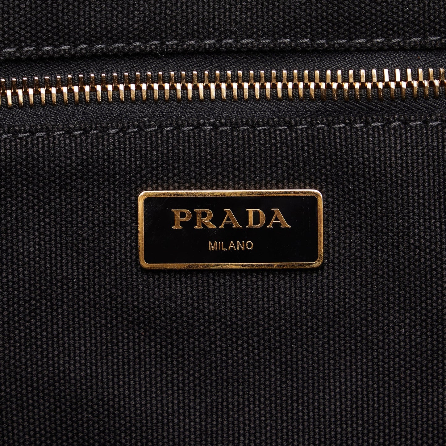Brown Prada Canapa Camouflage Tote Bag