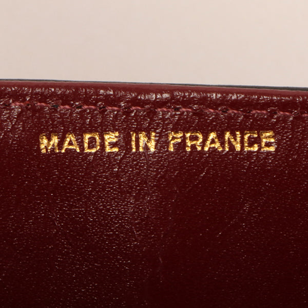 CHANEL Around 1992 Made Paris Limited Design Flap Chain Bag Black