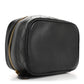 Amelia Lambskin Vanity Cosmetic Case Black
