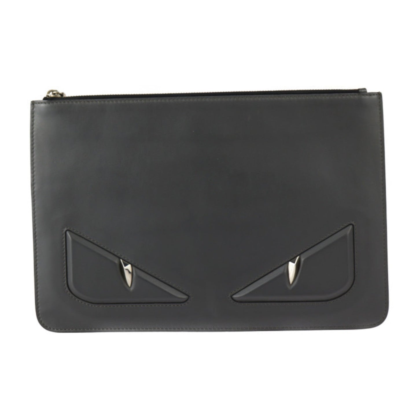 Fendi  Leather Clutch Bag Pouch (Pre-Owned)