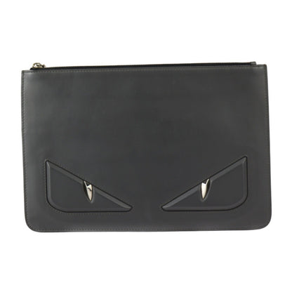 Fendi  Leather Clutch Bag Pouch (Pre-Owned)