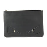 Fendi  Leather Clutch Bag Pouch (Pre-Owned)