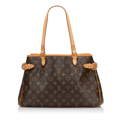 Louis Vuitton Monogram Batignolles Horizontal Handbag Brown