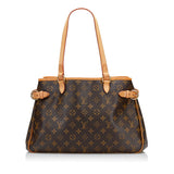 Louis Vuitton Monogram Batignolles Horizontal Handbag Brown