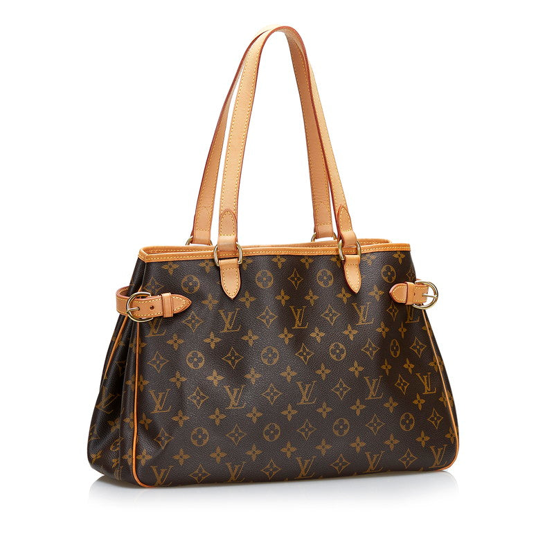 Louis Vuitton Monogram Batignolles Horizontal Handbag Brown