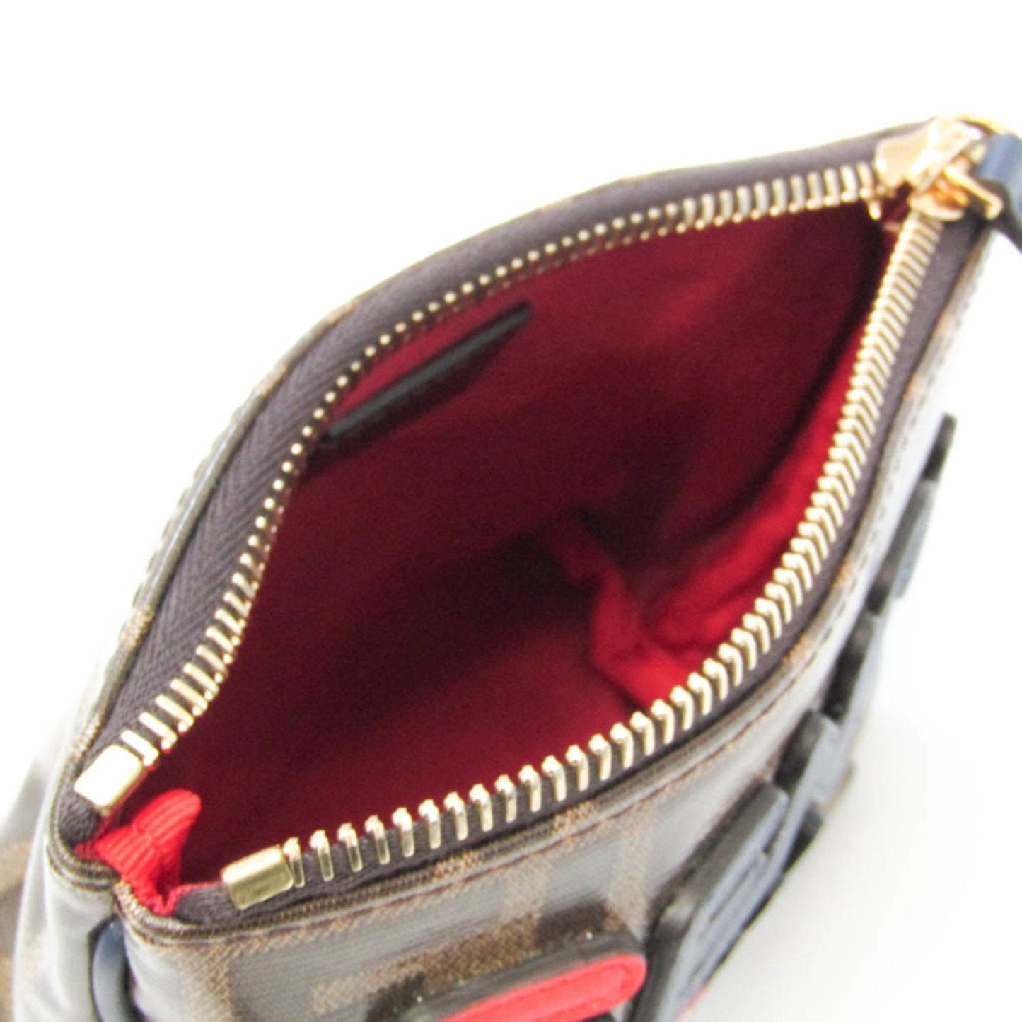 Fendi Pocket  Canvas Clutch Bag