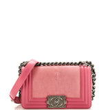 CHANEL Boy Flap Bag Stingray Small