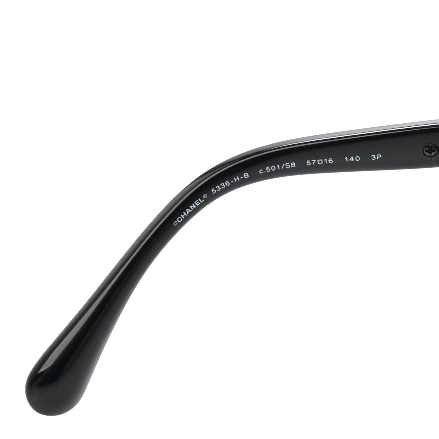 Amelia Crystal Pearl Cat Eye Sunglasses 5336-H-B Black