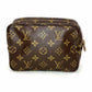 Louis Vuitton Trousse De Toilette 18  Canvas Clutch Bag