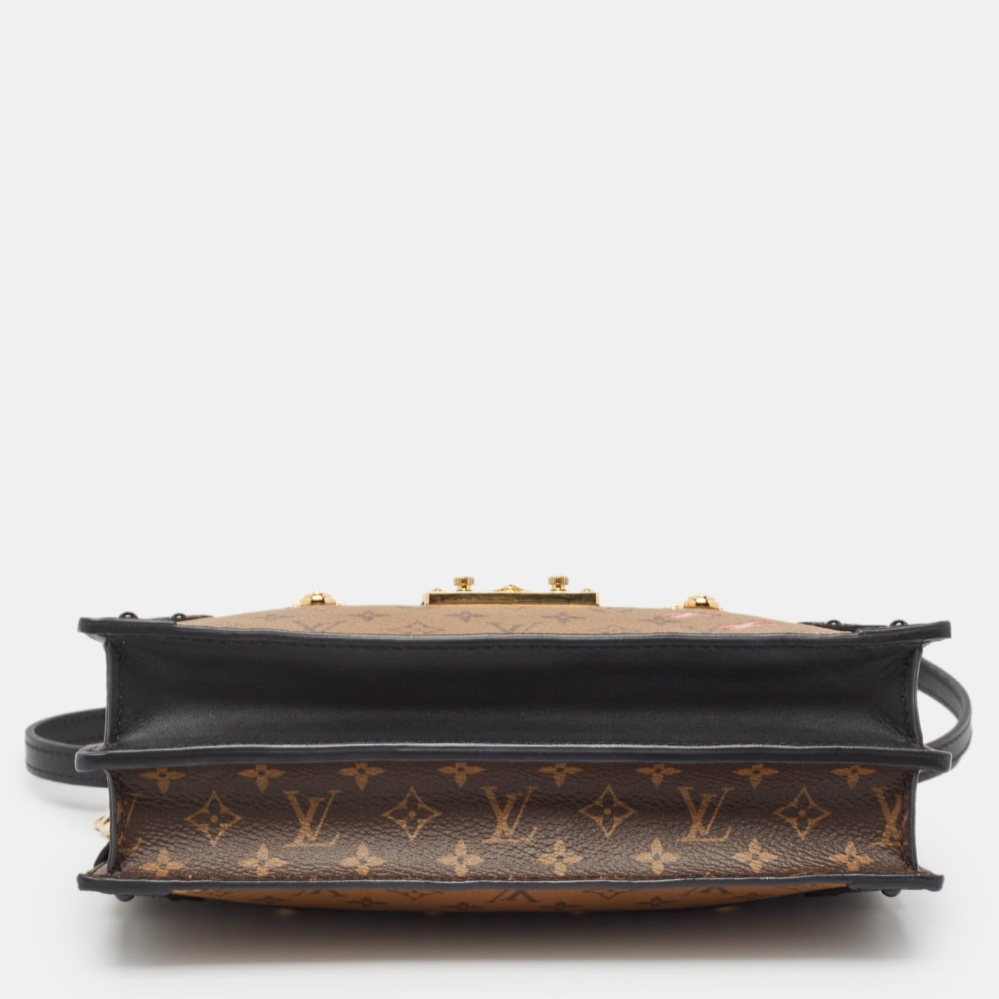 Louis Vuitton Reverse Monogram Canvas Trunk Clutch Bag
