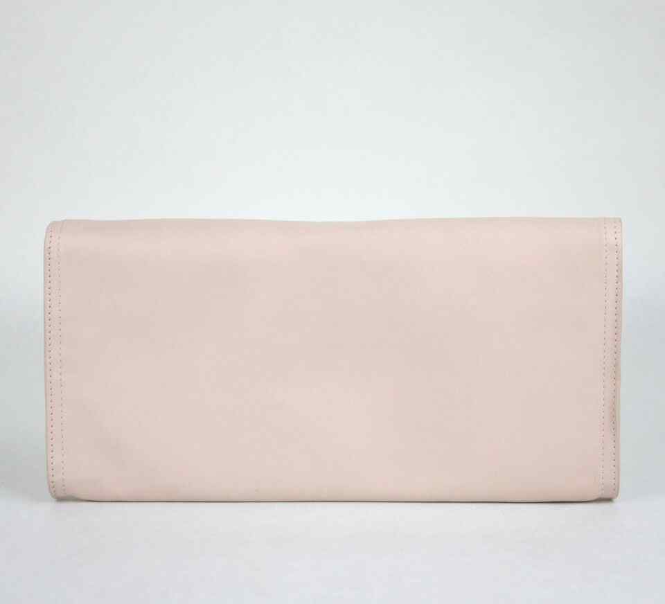 BOTTEGA VENETA Women's Leather Wristlet Clutch Bag  Detail