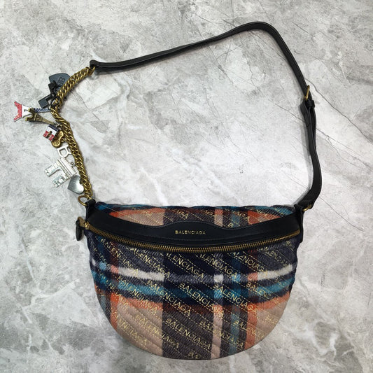 BLN-Ciaga Souvenir XS Belt Bag In Multicolor, For Women,  Bags 9.5in/24cm