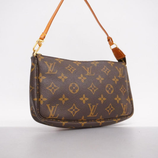 Louis Vuitton Pochette Accessoires  Canvas Clutch Bag