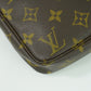 Louis Vuitton Pochette Accessoire  Canvas Clutch Bag