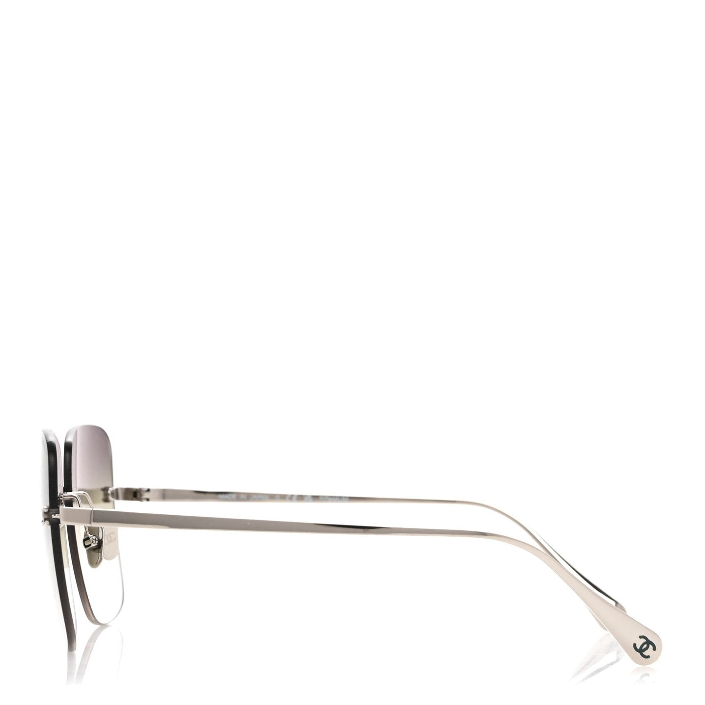 Amelia Titanium Rimless Square Sunglasses 4287-T Silver