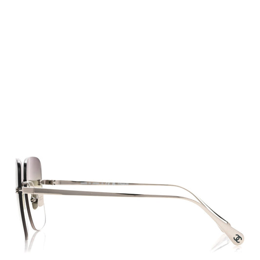 Amelia Titanium Rimless Square Sunglasses 4287-T Silver