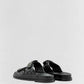 CHANEL Dad Black Quilted Size EU 39 Sandals