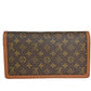 Louis Vuitton Pochette Dame  Canvas Clutch Bag