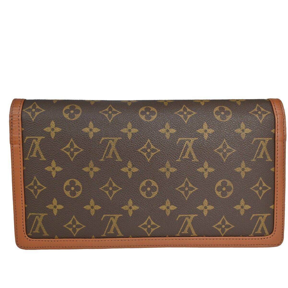 Louis Vuitton Pochette Dame  Canvas Clutch Bag