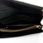 Prada Soft Calfskin Quilted Continental Flap Wallet Black